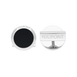 Boutons de manchette ronds en laque noire
