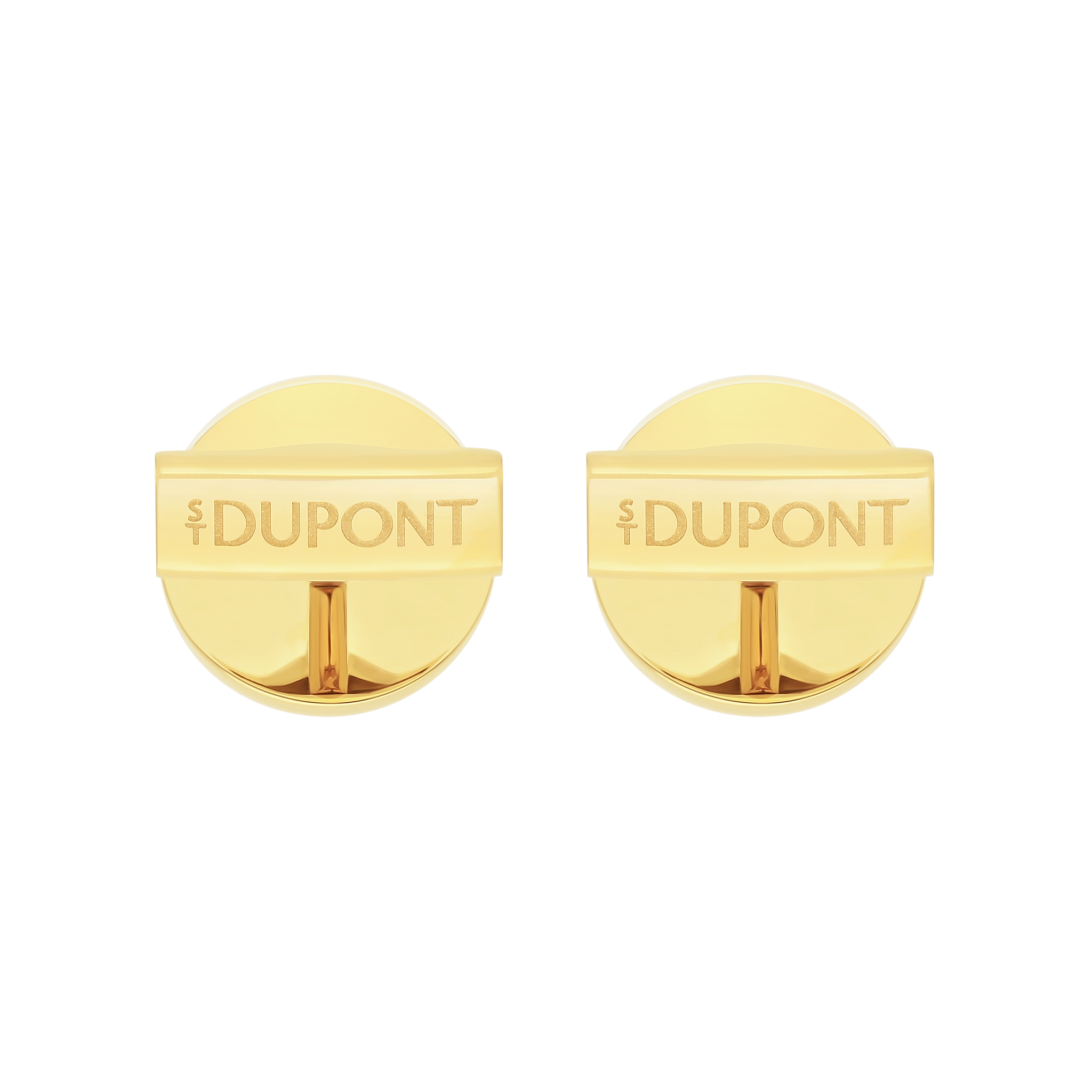 Boutons de manchette ronds pointe de diamant
