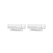 Boutons de manchette rectangulaires