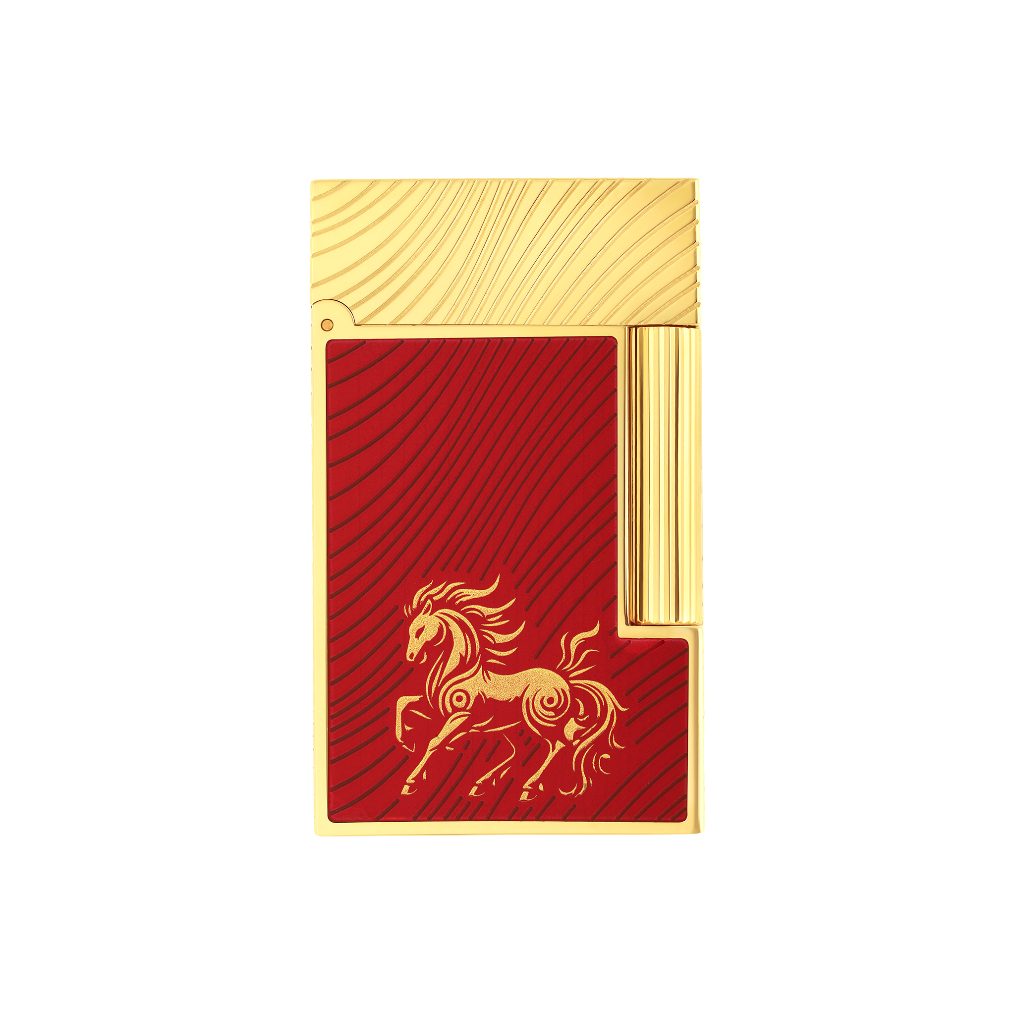 Briquet guilloché
