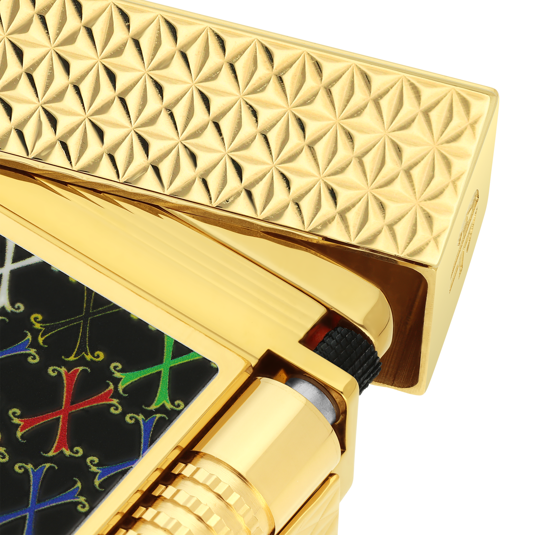Briquet laqué