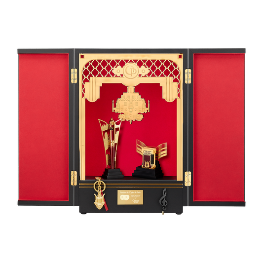 C2CURTAIN - STDUPONT - Staging - Set prestige feu et écriture - 1